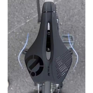 เบาะรองนั่งจักรยานทำจาก PU กันน้ำระบายอากาศได้ดี, เบาะรองนั่งจักรยานเสือหมอบเสือภูเขากันลื่นอุปกรณ์การปั่นจักรยาน - Product Image 5