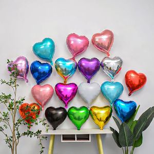 Globo de Aluminio en Forma de Corazón de 18 Pulgadas, Decoración Metálica Brillante para Fiestas, Bodas, Compromisos, Aniversarios, San Valentín y Eventos - Product Image 5