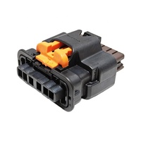 Conector Hembra de 6 Pines 13846922, Moldeado por Inyección, Clasificación IP66, Enchufe Eléctrico Automotriz para Arnés de Cableado de Vehículos de Nueva Energía