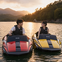 Mini Moto Acuática Eléctrica Industrial de PE Personalizable a Color, Jet Ski de Alta Velocidad, Moto Acuática Rush Wave