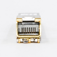 Prise chaude Durable Hautement Compatible 30 mètres Plug & Play 1G 10GBase-T RJ45 SFP Module 10G Cuivre Ethernet Émetteur-Récepteur Or Contact