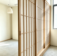 Panneau pliable en bois massif de style chinois personnalisé, design sculpté, plusieurs couleurs disponibles, pour l'intérieur, chambre à coucher, salon
