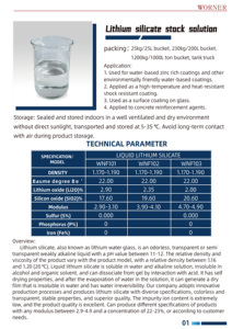 Densifiant de béton au silicate de lithium liquide pour sols industriels - Product Image 3