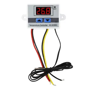 Controlador de temperatura Digital Led W3001, 10a, interruptor de Control de termostato, sonda Xh-w3001, 12v, 24V, 48V, 110-220V, Xh, 3 meses, relé de 10A