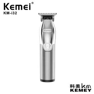 Tondeuse à cheveux électrique professionnelle pour hommes <span class=keywords><strong>Kemei</strong></span> <span class=keywords><strong>KM</strong></span>-<span class=keywords><strong>I32</strong></span>, haute qualité, rechargeable par USB, tondeuse à cheveux entièrement métallique argentée, dernière génération - Product Image 5