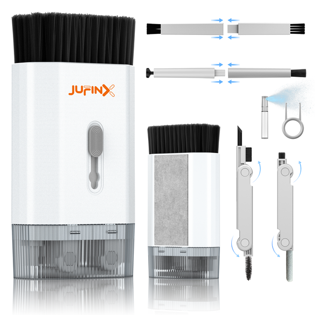 Jarvis Electronics DIY Cleaning Kit Industrial Grade Screen Cleaner Blower/Vacuum Phone Keyboard Laptop Headphones Flocking