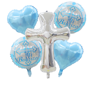 <span class=keywords><strong>Globos</strong></span> para Bautizo, Primera <span class=keywords><strong>Comunión</strong></span>, <span class=keywords><strong>Fiesta</strong></span>, Biblia, Cruz, Recién Nacido, Baño, Bendición, Helio para <span class=keywords><strong>Globos</strong></span> de Aluminio - Product Image 4