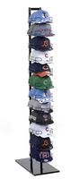 Support d'affichage de magasin de détail pour casquette de baseball, organisateur de gants, en métal durable, revêtement en poudre pour la promotion