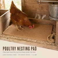 Tapis en fibre de coco découpable pour litière de volaille, en rouleau ou en feuille, vente en gros, doublure de nichoir pour poules pondeuses
