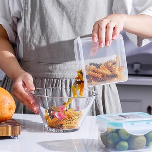 Hộp Đựng Thực Phẩm Bằng Nhựa 600Ml Có Nắp Đậy Kín - Product Image 3