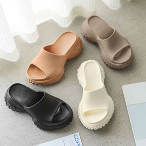 Women's <b>Platform</b> Sandals <b>Open</b> <b>Toe</b> EVA Anti Slip 7cm <b>Heel</b> Summer Beach Slides for Adults - Product Image 4