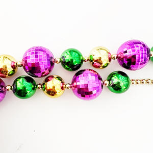 Atest-Cadena de bolas grandes para decoración de fiestas, collar de cuentas de Mardi Gras Jumbo de Nueva York para desfiles, club nocturno y eventos, <span class=keywords><strong>2023</strong></span> - Product Image 3