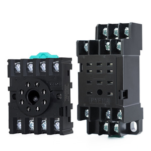 ฐานรีเลย์ Tianzheng รุ่น PYF08A 8 11 14 ขา แบบขั้วต่อสกรู สำหรับติดตั้งบน PCB แบบ SPDT พร้อมซ็อกเก็ตรีเลย์ - Product Image 1