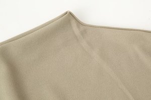 MYST&ZA Abbigliamento Donna Primavera 2026 Nuova Moda Semplice <span class=keywords><strong>Top</strong></span> a <span class=keywords><strong>Collo</strong></span> <span class=keywords><strong>Alto</strong></span> <span class=keywords><strong>con</strong></span> Maniche Corte e Drappeggio 1165020 1165021 - Product Image 3