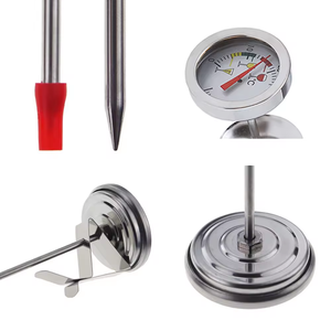 SW Thermomètre liquide à vin à lecture facile, indicateur de température du vin avec longue sonde en acier inoxydable, pour spiritueux vin bière - Product Image 4