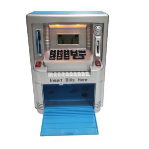 เครื่อง <span class=keywords><strong>ATM</strong></span> กระปุกออมสินอัจฉริยะสำหรับเด็กพร้อมรหัสผ่านบัตรเดบิตจริง - Product Image 6