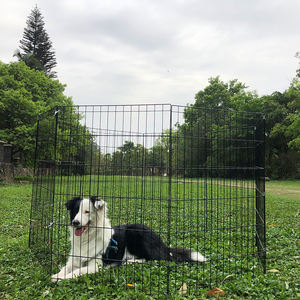 Valla plegable portátil de Metal para perros, para exteriores - Product Image 4