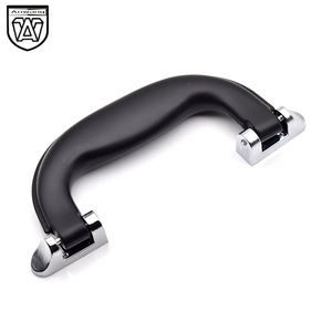 AW Anwang A-48 <b>Black</b> Plastic Handle Luggage Aluminum <b>Trolley</b> Case - Product Image 2