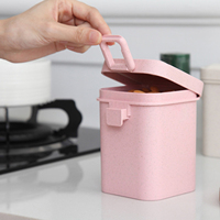 Bol à soupe chaud en fibre de blé écologique avec couvercle pot à micro-ondes tasse en plastique avec couvercle boîte d'emballage tasses à soupe