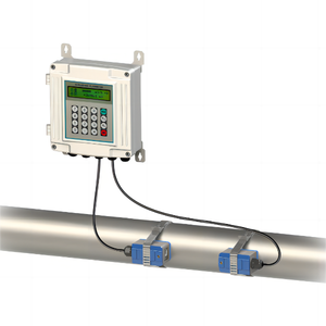 เครื่องวัดอัตราการไหลของน้ำแบบอัลตราโซนิกติดผนัง DN15 DN20 DN6000 แบบหนีบ - Product Image 3