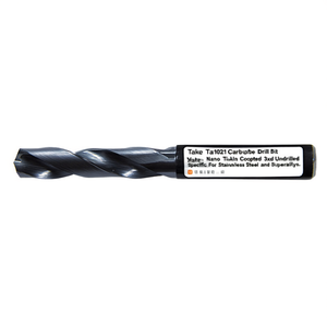Foret en carbure Ttake Ta1021, revêtement Nano TiAln, 3Xd non percé, spécifique pour l'acier inoxydable et les superalliages PU - Product Image 2