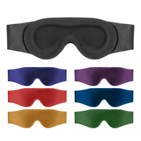 Masque pour les yeux en soie de mûrier 3D profilé, nouvelle conception 3.0, occultation totale premium, qualité 6A, réutilisable, mousse à mémoire de forme