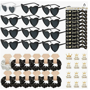 Gafas de sol en forma de corazón a precio barato para despedida de soltera - Product Image 6