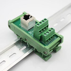 RJ45, вертикальная плата разветвителя RJ 45, RJ45, адаптер, Din-рейка, монтажная 90-градусная плата - Product Image 1