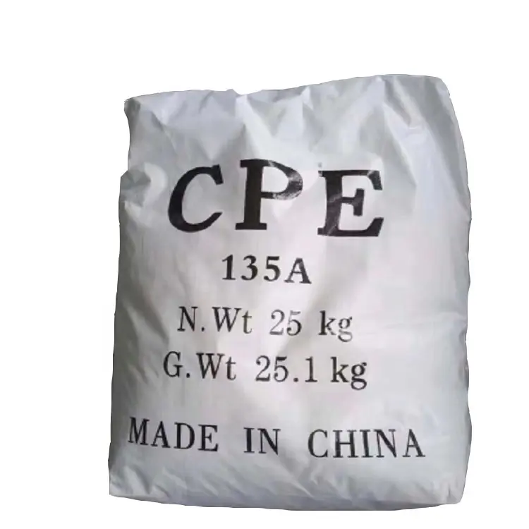 Высококачественный Хлорированный Полиэтилен CPE 135A модификатор удара ПВХ CPE135A