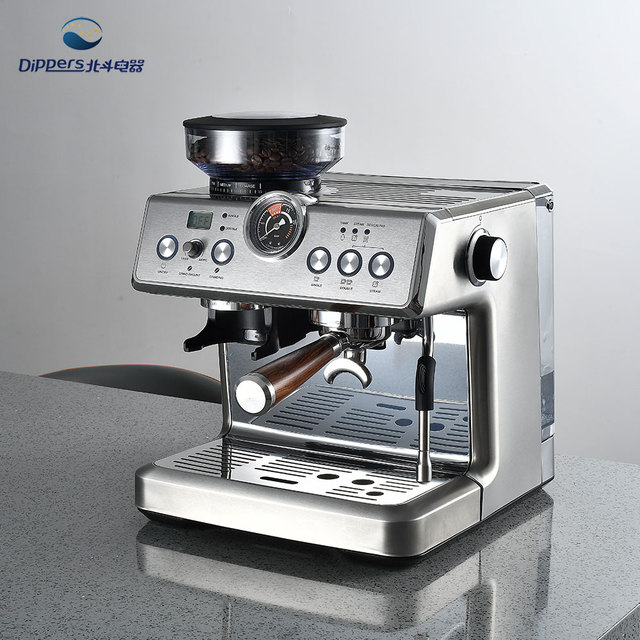 BD-CM601 Professional Commercial Espresso Machine, Semi-Automatic with 20 Bar Italian ULKA Pump & 27 Grind Levels