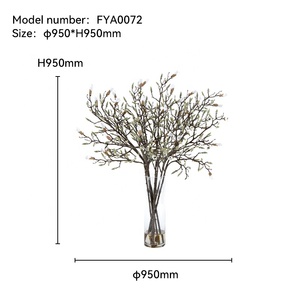 Conjunto <span class=keywords><strong>de</strong></span> Flores <span class=keywords><strong>de</strong></span> Magnolia Artificiales Hechas a Mano con Jarrón <span class=keywords><strong>de</strong></span> Vidrio para el Día <span class=keywords><strong>de</strong></span> San Valentín, Decoración Elegante para el Hogar y Hoteles - Product Image 6
