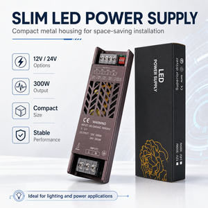 Fuente de Alimentación Conmutada LED Slim de 12V 200W 16.7A IP20, Controlador Metálico AC 198-242V OEM ODM para Iluminación LED - Product Image 3