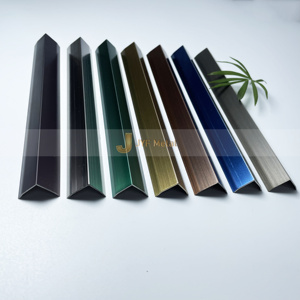 Profilé décoratif en acier inoxydable EX404 pour bandes de carrelage d'hôtel, profilés métalliques d'intérieur commercial, décoration - Product Image 5