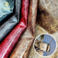13 Farben Vintage Öl-Wachs PU Crazy Horse Synthetisches Kunstleder für Taschen, Schuhe, Gepäck