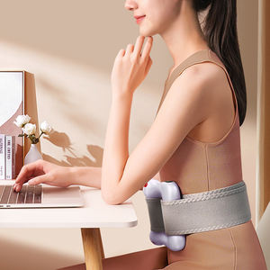 Pistol pijat otot bergetar portabel, dengan pistol pijat penghilang nyeri panas, mesin cincin pijat dengan sabuk untuk rumah - Product Image 3