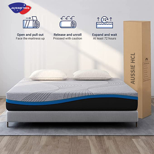 Matelas en mousse à mémoire de forme en gel compressé pour hôtel, en boîte, tailles simple, double, king et queen, pour chambre à coucher moderne, vente en gros - Product Image 6