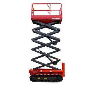 Fabriek Verkopen 4M-24M Instelhoogte Aluminium Mobiele Hydraulische Ladder Lift Elektrische Lift Platform Prijs