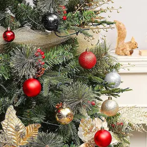 Bán Buôn Tùy Chỉnh 8Cm Đồ Trang Trí Xmas Tree Trang Trí Treo Quả Bóng Thủy Tinh Giáng Sinh Bóng Trang Trí