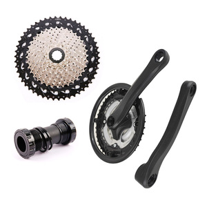 Zrace — kit de pédalier pour vtt, avec <span class=keywords><strong>Cassette</strong></span>, roue libre, 42/34/24T, chaîne - Product Image 1