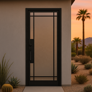 Porta a Battente Francese in Alluminio <span class=keywords><strong>di</strong></span> Lusso <span class=keywords><strong>per</strong></span> Architettura, con 15 Vetri, Griglia <span class=keywords><strong>di</strong></span> <span class=keywords><strong>Sicurezza</strong></span>, Design Insonorizzato <span class=keywords><strong>per</strong></span> Balcone Villa - Vendita all'Ingrosso - Product Image 2