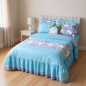 Edredón Individual Gala con Diseño Floral para Todas las Temporadas, Ropa de Cama Moderna para el Hogar - Product Image 2