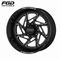 Jantes de camion forgées concaves FGD 28x14 28x16 30x14 30x16 4x4 tout-terrain 8x170 8x180 8x6.5 polies pour GMC Sierra F-250