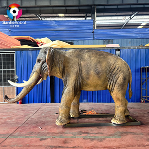 Kích thước cuộc sống tùy chỉnh đi Bộ Voi hoạt hình Robot Mô phỏng công viên giải trí thực tế cho sân bay công viên phiêu lưu công cộng - Product Image 5