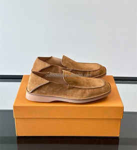 <span class=keywords><strong>Mocassin</strong></span> décontracté en cuir de veau riche en <span class=keywords><strong>daim</strong></span> <span class=keywords><strong>marron</strong></span> Derby nouveau avec étiquettes en cuir affaires unisexe chaussures habillées pour hommes mocassins pour hommes en <span class=keywords><strong>daim</strong></span> - Product Image 3