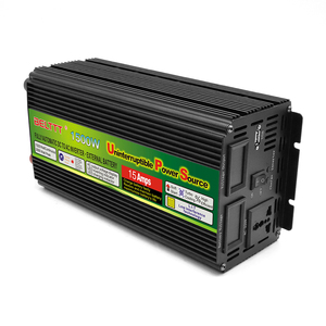เครื่องแปลงพลังงานแสงอาทิตย์12V <span class=keywords><strong>24V</strong></span> DC เป็น110V <span class=keywords><strong>220V</strong></span> AC UPS อินเวอร์เตอร์1500W - Product Image 3