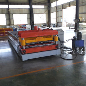 เครื่องขึ้นรูปลอนกระเบื้องเคลือบสองชั้นแบบม้วน ขายดี - Product Image 2