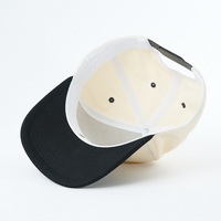 Casquettes de baseball structurées avec logo personnalisé Chapeaux de baseball à panneau dur 5 panneaux Tissu en coton avec broderie