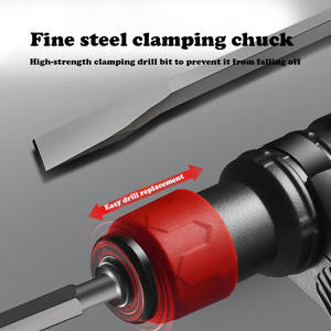 Furadeira Elétrica de Nível Industrial para Concreto de Uso Doméstico Ferramenta Profissional Multifuncional Furadeira de Impacto e Martelete Elétrico de Dupla Função - Product Image 5