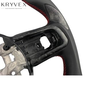 Volante de Fibra de Carbono Forjado Personalizado Kryvex para Jeep Wrangler JL / Gladiator JT 2018-2026, <span class=keywords><strong>Rubicon</strong></span> <span class=keywords><strong>Sahara</strong></span> Sport Unlimited - Product Image 4