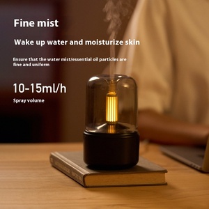 Hot bán Mini USB thông minh lửa độ ẩm không khí 3D ngọn lửa hương thơm siêu âm núi lửa độ ẩm hương thơm diffusers - Product Image 2
